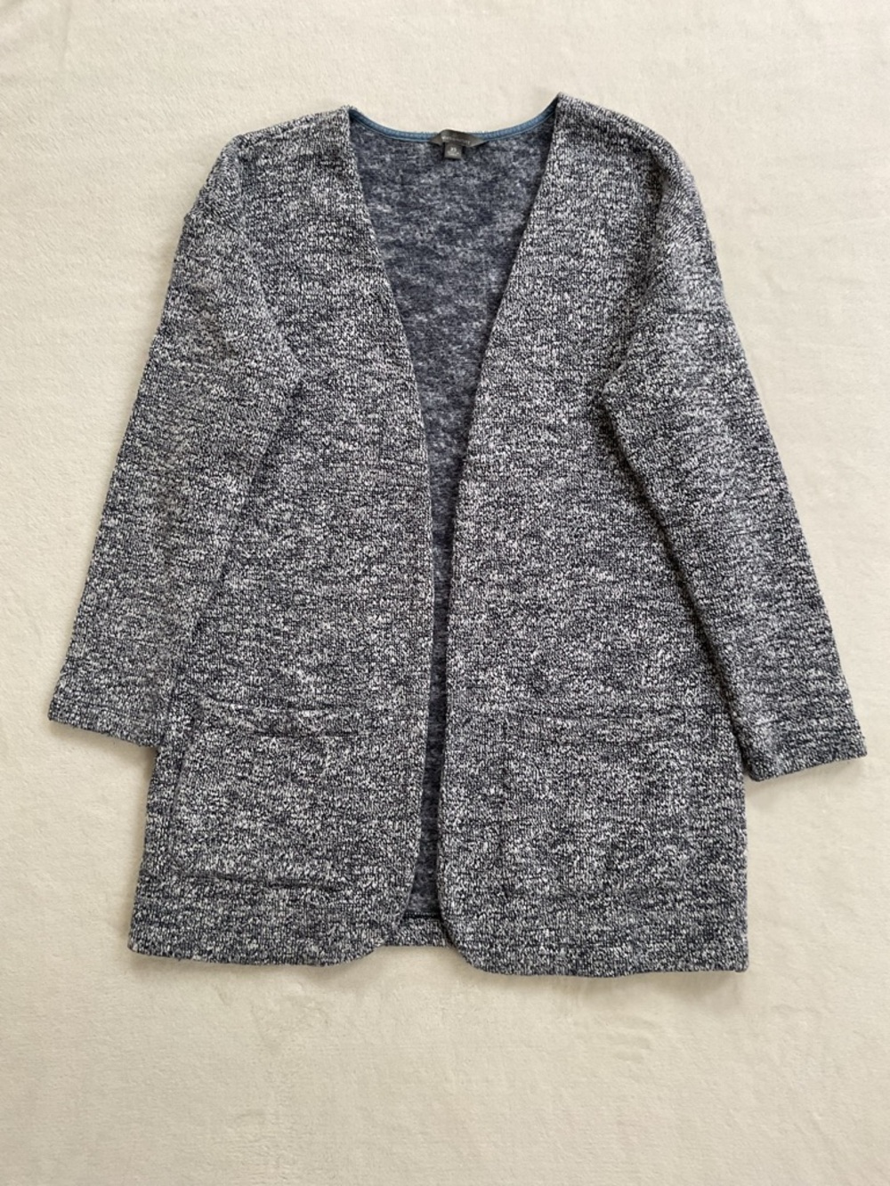 L.L.Bean Signature Long Marled Cardigan Sweater XS Pockets